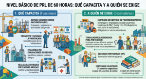 Nivel Básico de PRL de 60 horas